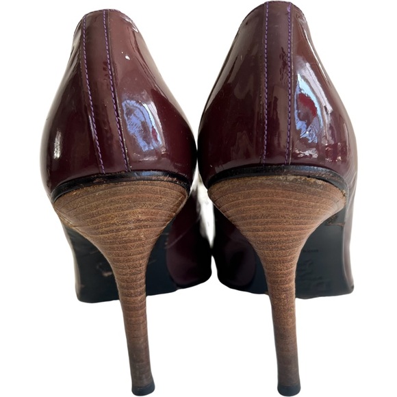 DOLCE & GABBANA Patent Leather Pumps in Eggplant Purple Size 40 US 9.5 - Picture 6 of 13